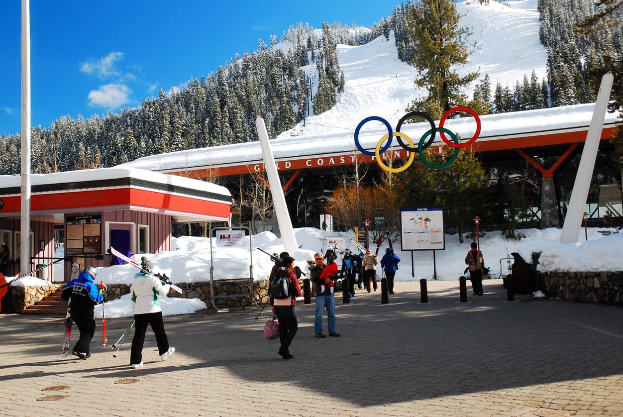 Palisades Tahoe ski village