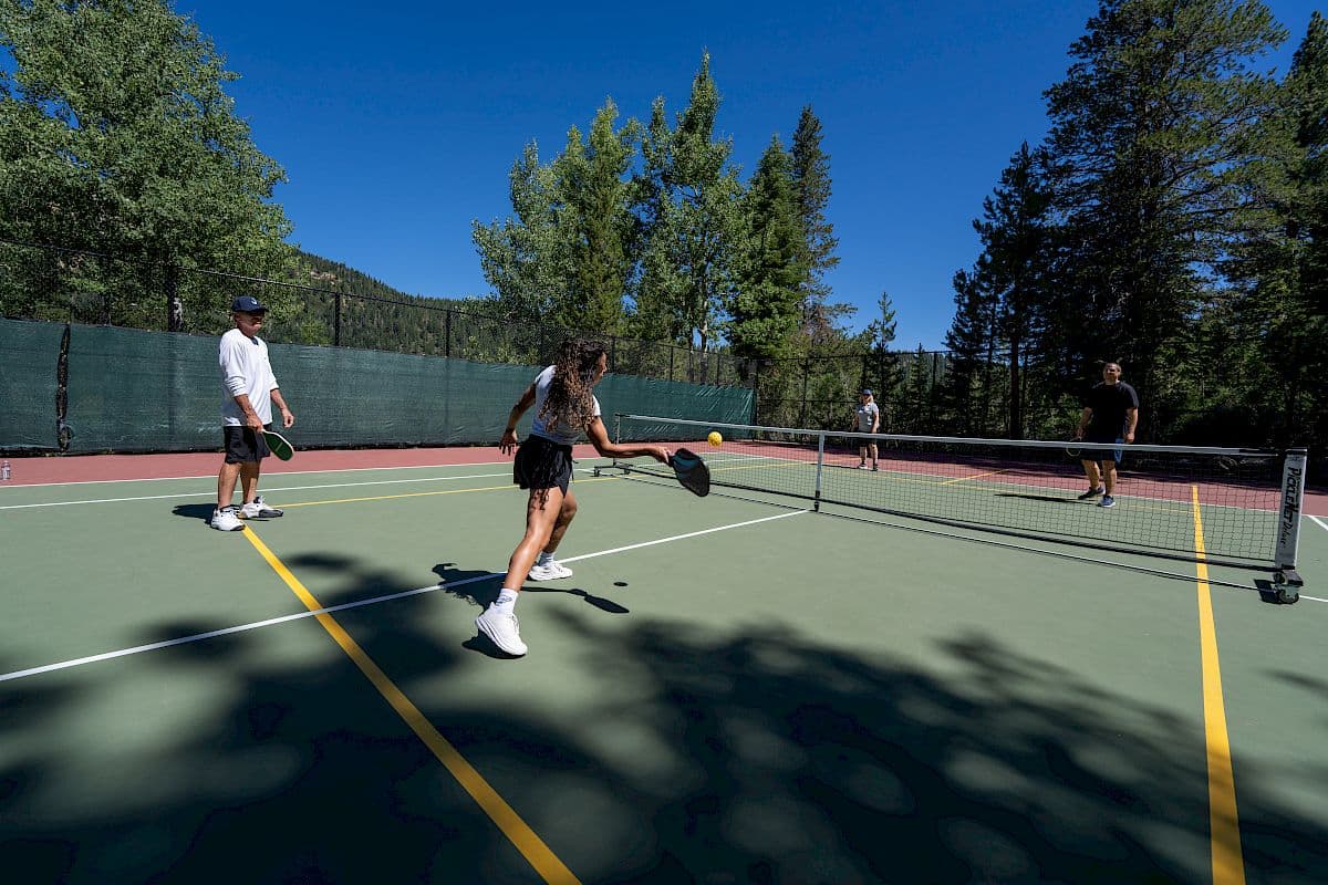 Pickleball court at Everline Resort